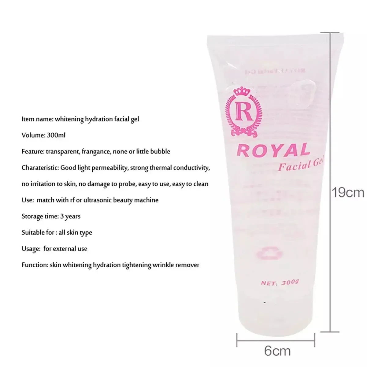 Beauty Machine Gel for Conductive Gel for RF Slimming Radio Ultrasonic Fat Burning Device Cavitation Body Frequency Shaping 300g