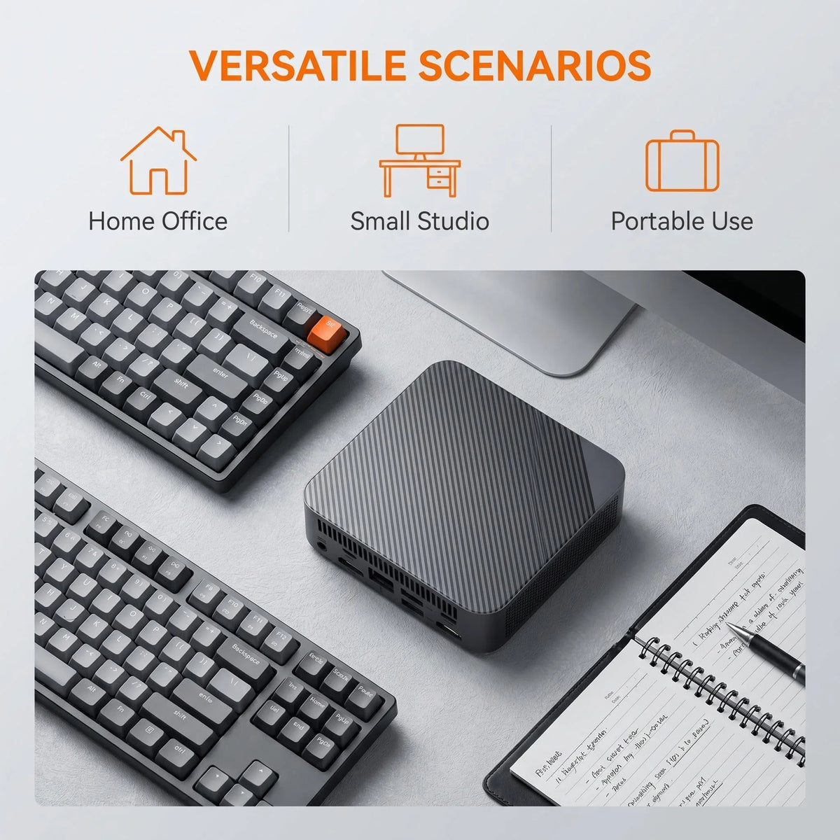 Mini PC Gamer Portable Computer Intel Core i9-10980HK 32GB RAM 2TB SSD FHD Bluetooth WiFi6  Gaming Office 4K HDMI