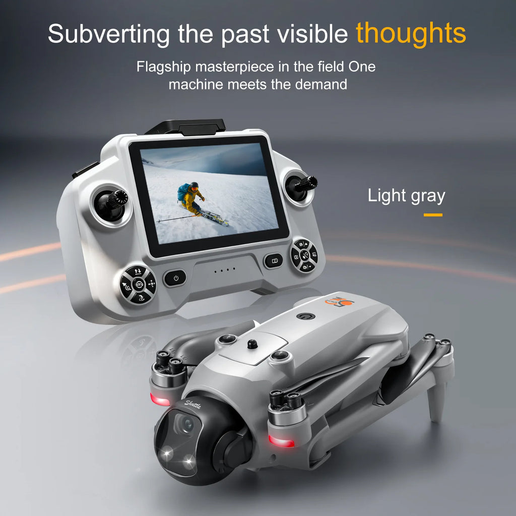 YLRC YL059 RC Drone Airdrop GPS WIFI FPV 180° ESC 4K Dual Camera Smart Follow Obstacle Avoidance Quadcopter 4.5" Screen