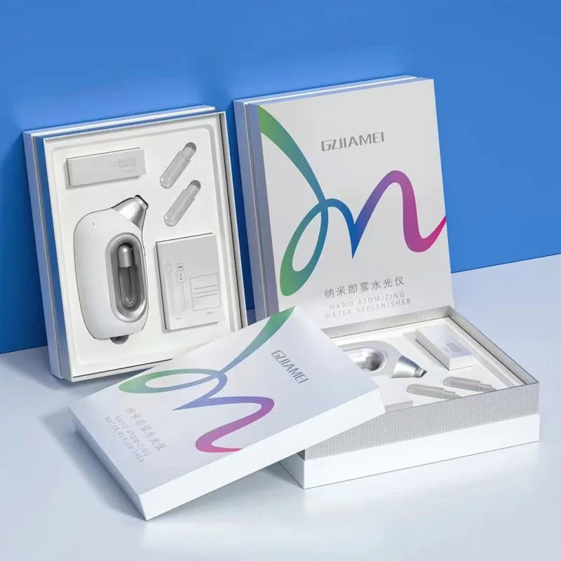 Professional Beauty Machine Women Skincare Oxygen Vaporizer Portable Self Face Steam Device Esthetician Facial Devices
