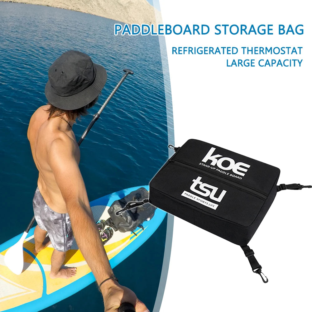 Portable Stand Up Paddle Board Storage Bag Surf Waterproof Deck Bag Sealed Zipper Food Storage Bag Paddleboard Kayak Accessories