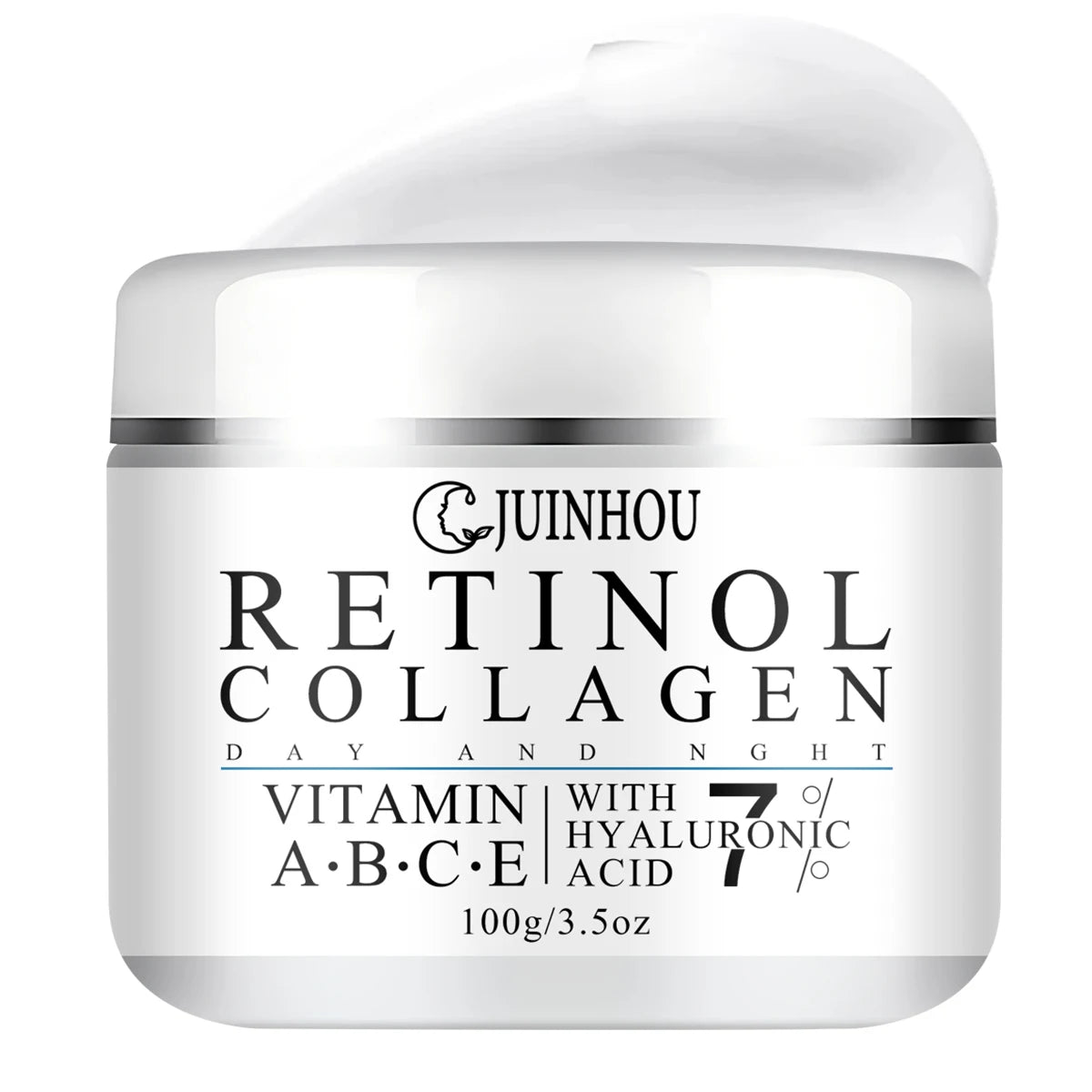 JUINHOU Collagen Moisturizing Cream Contains Vitamins A B C E Visibly Brighten and Smooth the Look of Uneven Vomplexion