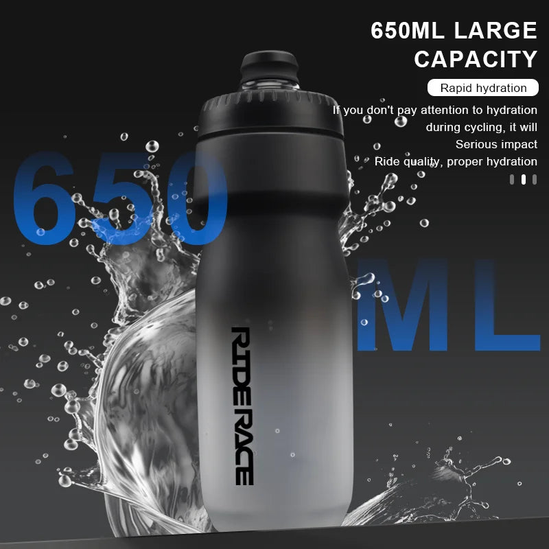 Cycling Water Bottle PP5 Taste-Free Lightweight Outdoor Sports Squeeze Kettle Bicycle Water Bottle Portable Bike Drink Cup