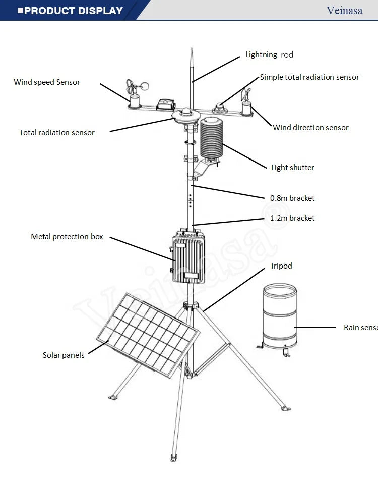 Wifi Small Agricultural Meteorological Stations Weather Station