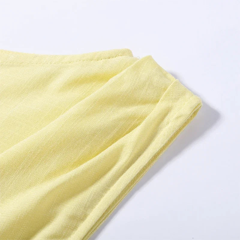 Elegant Off Shoulder Women's Dress Solid Sleeveless Oblique Collar Long Female Dresses 2026 Summer Fashion Lady Comfortable Robe