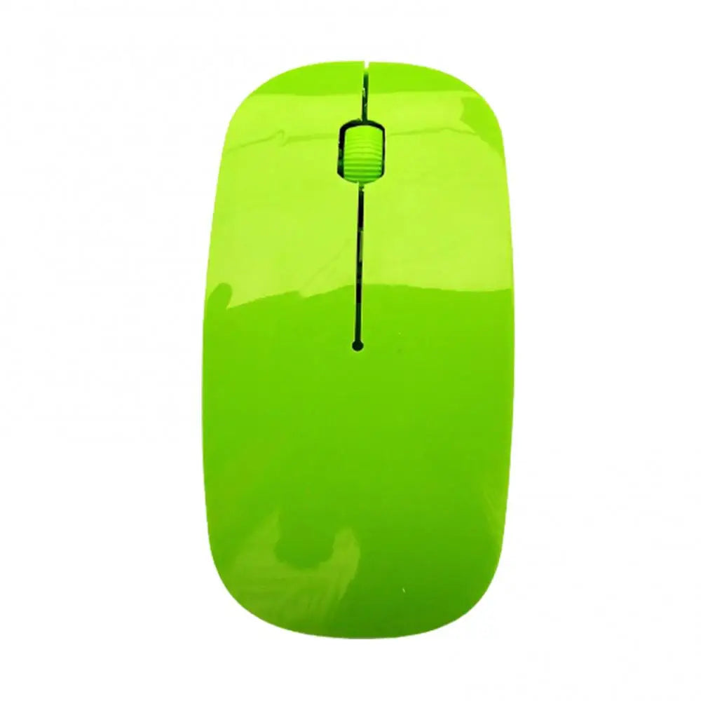 Portable Creative Mini Ultra Slim Cute Wireless Bluetooth Mouse 2.4G Receiver Laptop Gaming Mice PC 1000dpi Computer Accessories