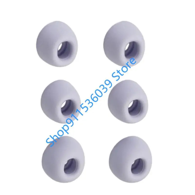 6PCS Silicone Ear Tips for Xiaomi Redmi Buds 6 6Pro 5 5Pro 4 4Pro Earphone Eartips Ear Pads Caps Noise Cancelling Ear Plugs