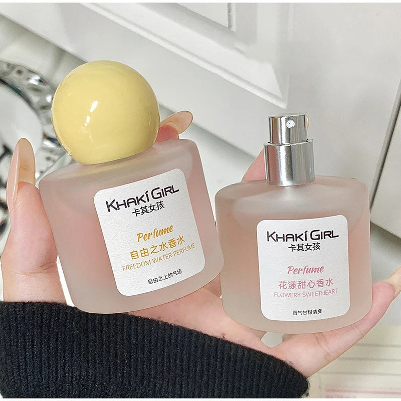 Girl Women Perfume Flowery Scent Long Lasting Light Fragrance Eau De Toilette Portable Ladies Perfume For Dating Daily Gift