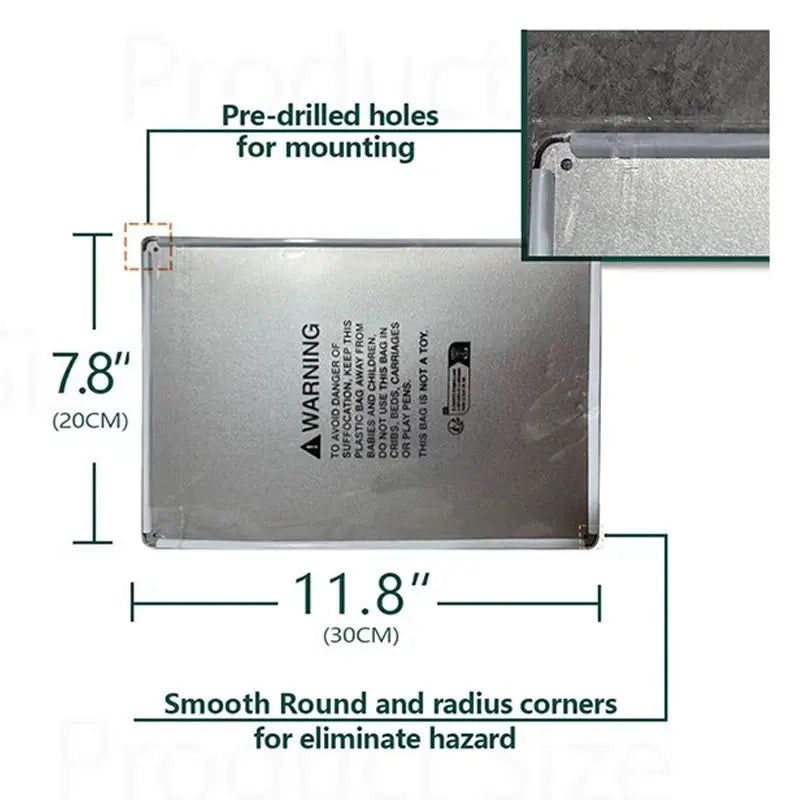 Smile You're On Camera Sign, Indoor/Outdoor sign Video Surveillance Warning Signs for Home and Business Security Camera/CCTV,