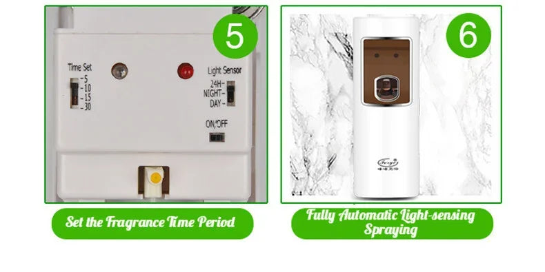 Electric Air Freshener for Hotels Aromatic Home Aroma Diffuser Fragrance Toilet Office Electric Sprayer Hotel Scenting Device