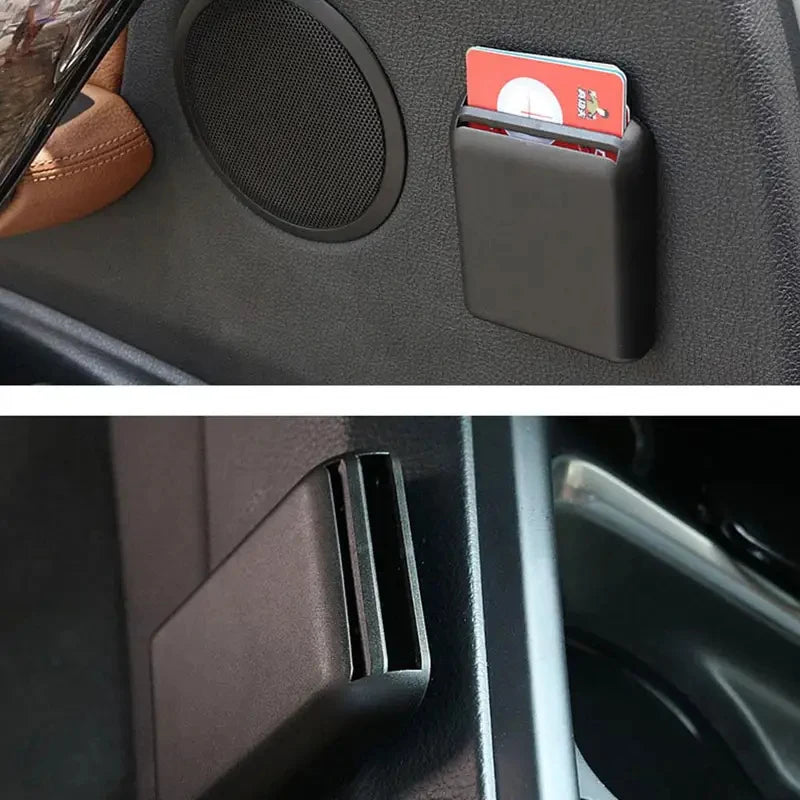 Multifunction Car Storage Box Car Seat Holder Card Ticket Storage Box Holder Car Organizer Car Interior Accessories