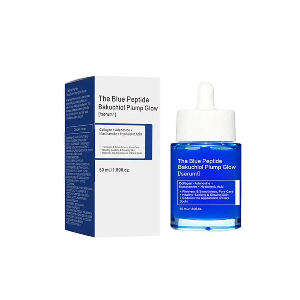 GHK-Cu Blue Copper Peptide Essence Liquid 50 ml Blue Copper Peptide Bitter Nutmeg Phenol Essence Liquid Plump and Full