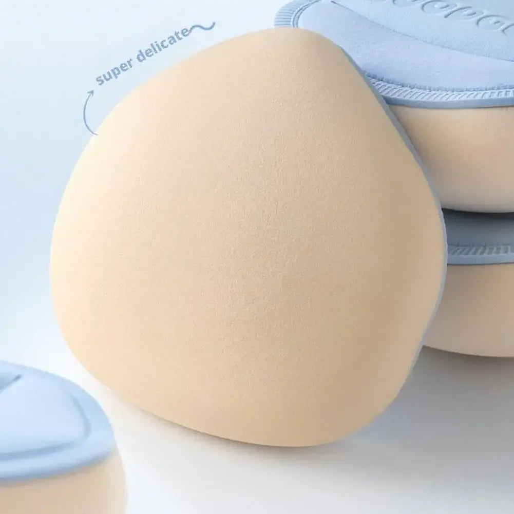 Thick Soft Makeup Sponge Puff Wet Dry Use Minimal Product Absorption Smooth Foundation Application For Even Powder Pickup