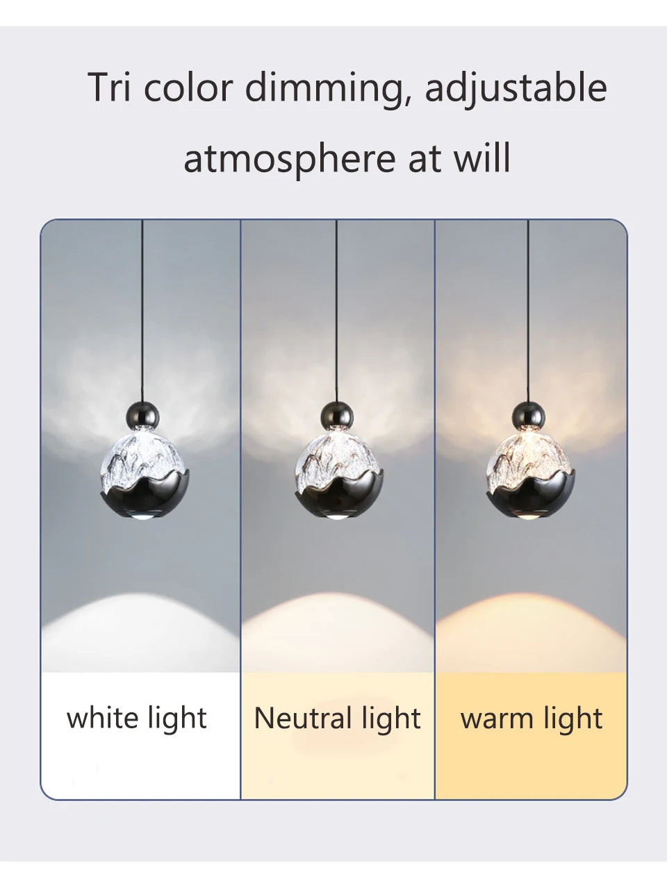 Italian Light Luxury Bedside Pendant Light Artistic Snow Mountain Hand Sweeping Induction Adjustable Entrance Hanging Line Light
