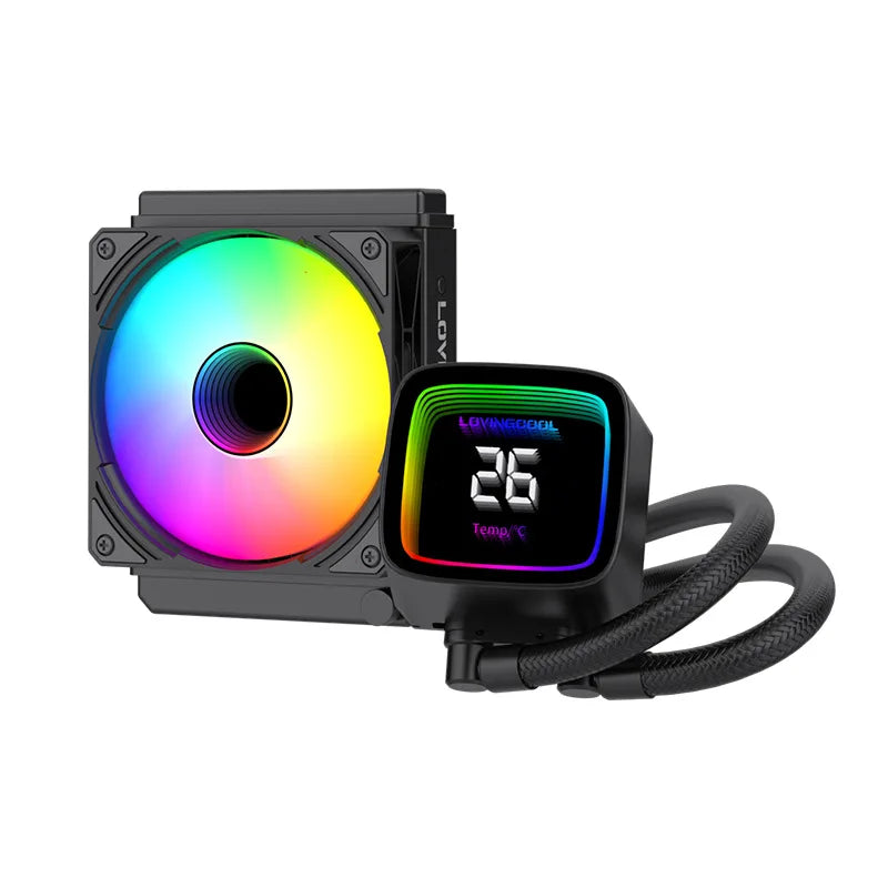 HK integrated water-cooled CPU radiator argb chassis fan