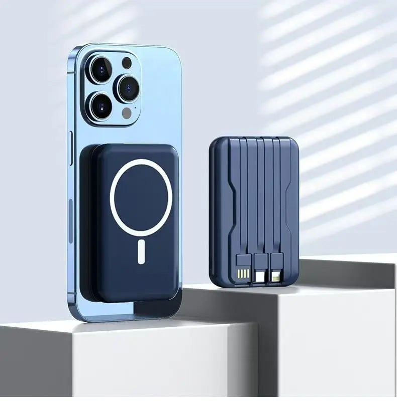 10000mAh power bank magnetic battery pack power bank with USB cable20W fast charging ultra-thin battery external magsafe charger