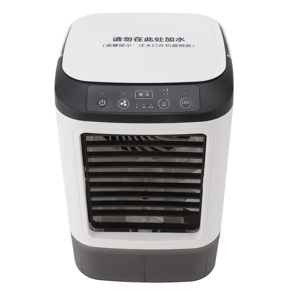 Mini Air Conditioner 12W 900ml Water Tank USB Powered Humidifying Misting Portable Air Cooler for Home Desk Office