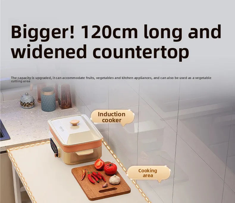 Kitchen Storage Shelf Metal Frame Organizer Stand for Microwave Oven Pantry Furniture for Home Dining Room Restaurant