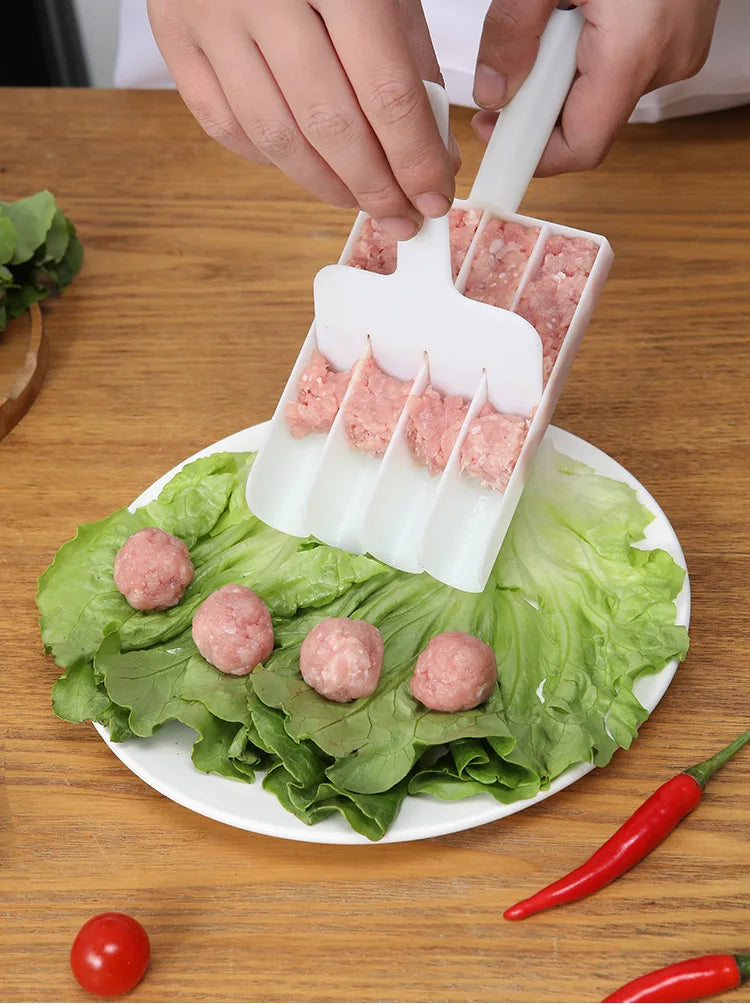 Meatball Maker Cooking Homemade Tool Mold Round Fish Beaf Rice Ball Making Device Barbecue Hot Pot Bean Curd Kitchen Gadgets