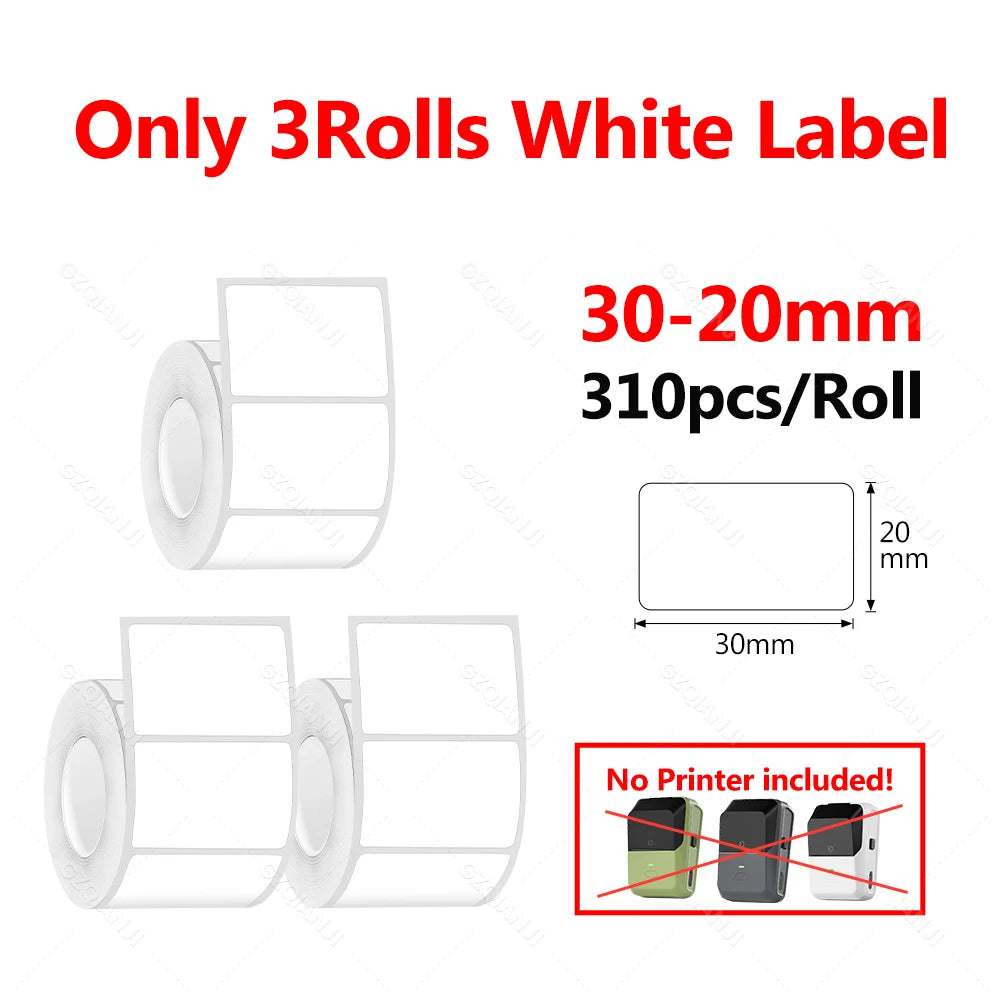 20-50mm P2 Mini Thermal Label Printer Portable Wireless Bluetooth Office Business Sticker Printer for Android / iOS