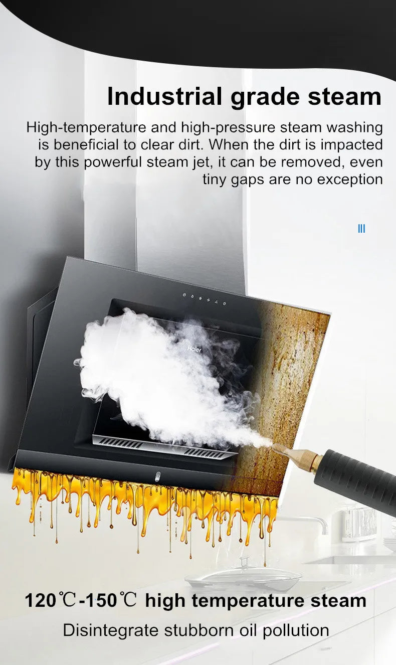 110V/220V 3500W/1700W High Temperature And High Pressure Steam Cleaner Air Conditioning Kitchen Lampblack Machine Commercial
