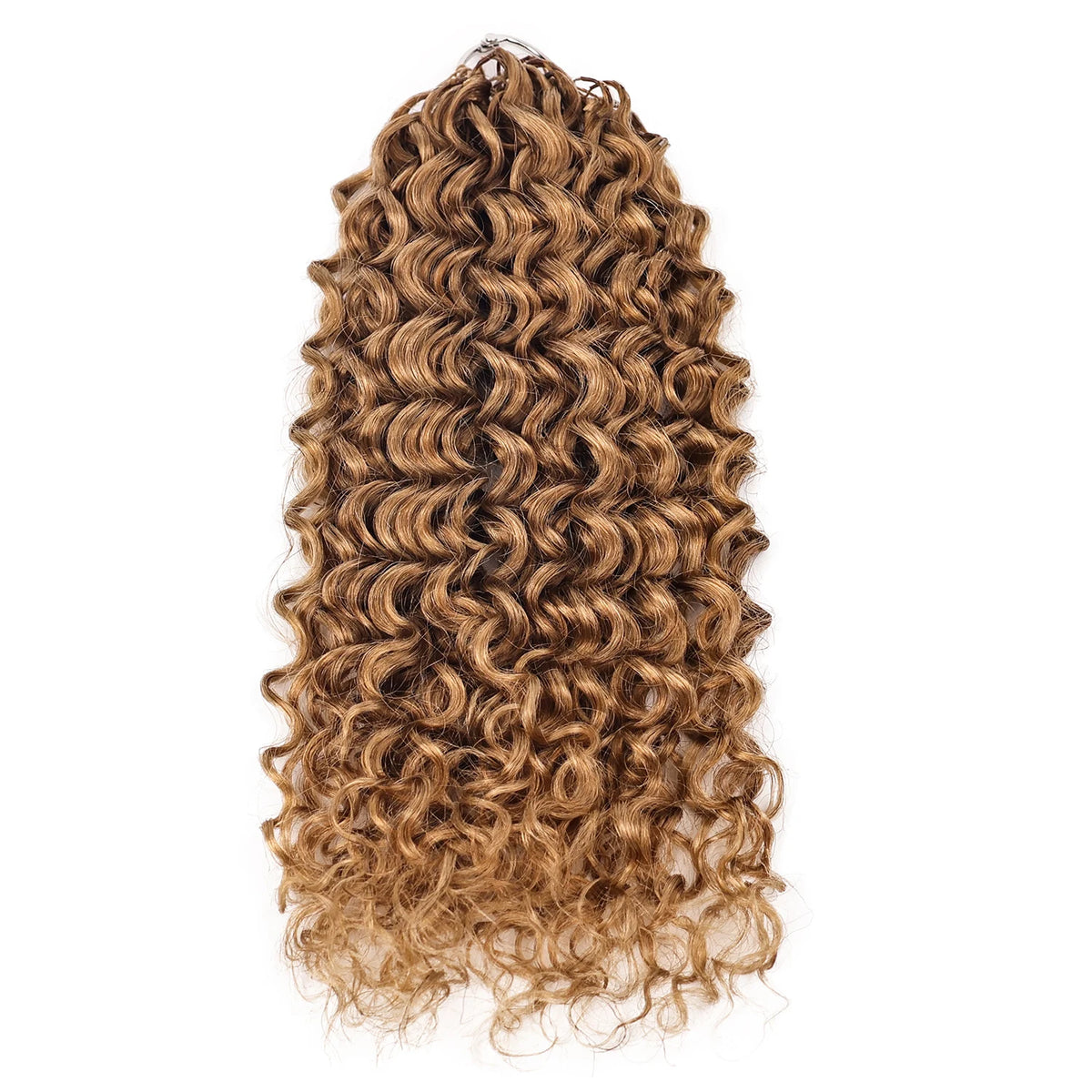 Honey Blonde Water Wave Crochet Hair – Pre-Separated Style