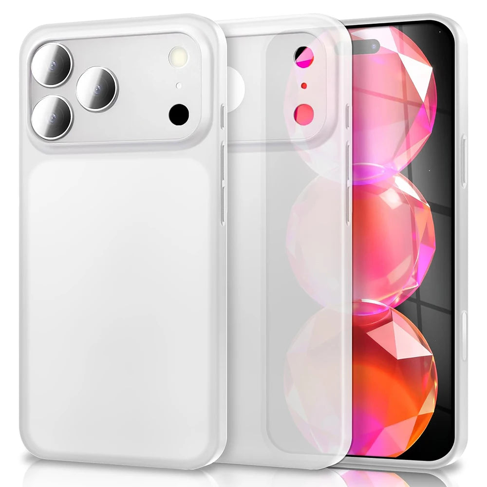 0.3mm Ultra Thin PP Hard Case For iPhone 18 17 Pro Max iPhone17 Air iPhone18ProMax 17Pro Translucent Colorful Matte Slim Shell