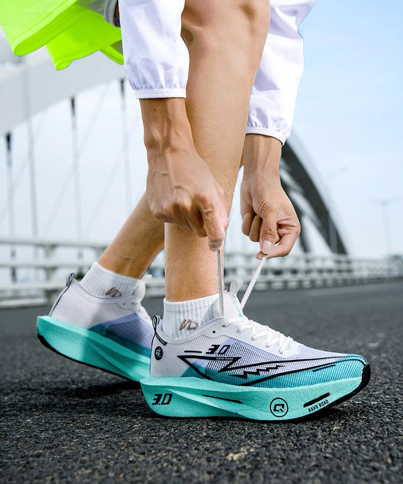 Men Running Shoes Carbon Board Marathon Sports Speciality Breathable Lightweight Women's Comfortable Athletic Nonskid Sneakers