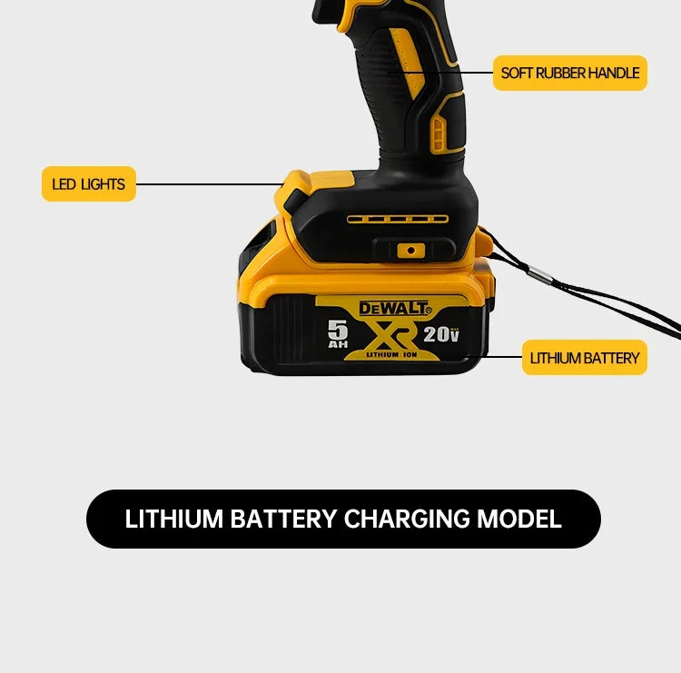 Dewalt DCD796 Wireless Brushless Impact Drill Power Tool 20V Battery Lightweight LED Light Electric Drilling tool