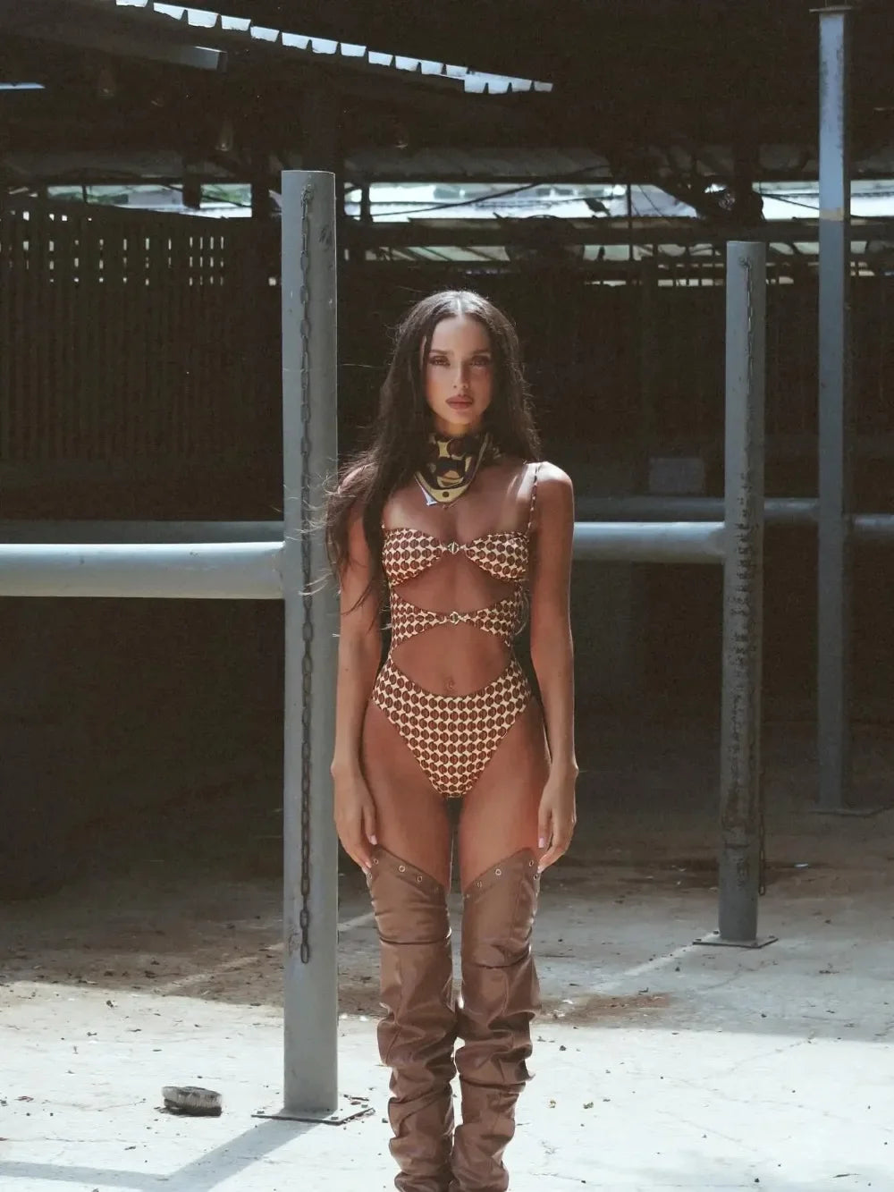 Sexy Halter Bikini Swimsuit with Pants Swimwear Women Brazilian Bikini High Leg Bathing Suit Summer Female Bikini Set Beach