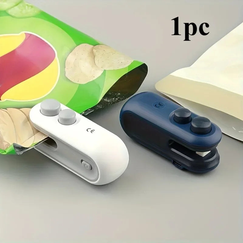 1pc Rechargeable Snack Bag Sealer: USB Magnetic Mini Sealer for Food Storage & Travel