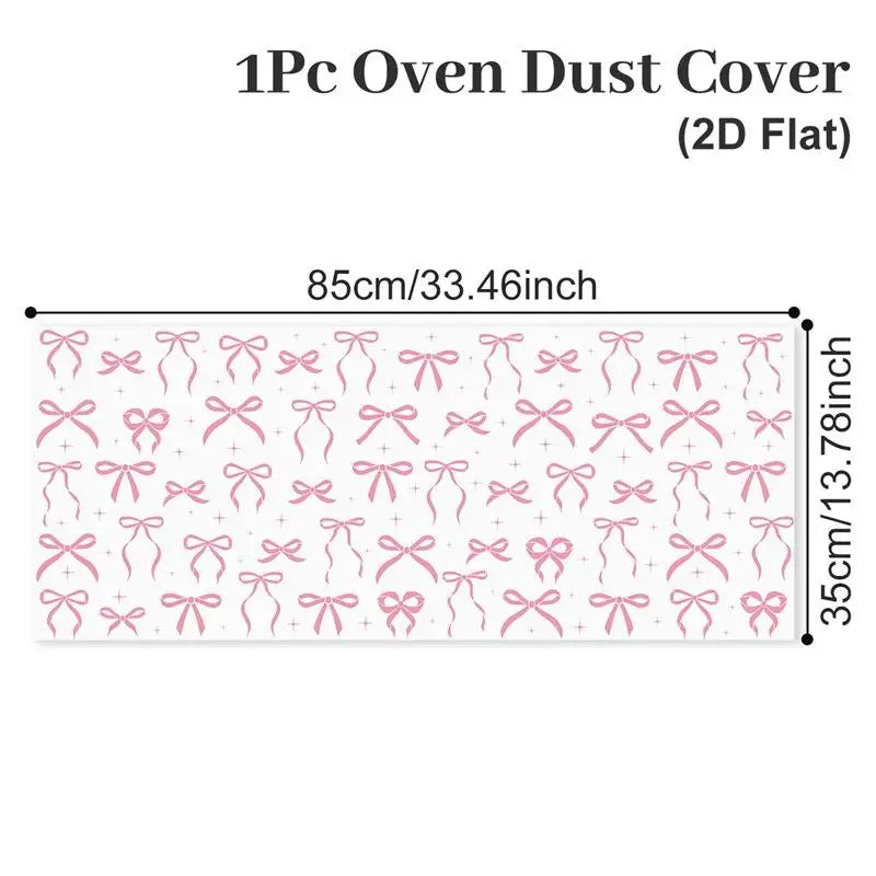 Microwave Oven Dust Cover 85x35cm Waterproof Oil Proof Stain Repellent Kitchen Countertop Appliance Protector