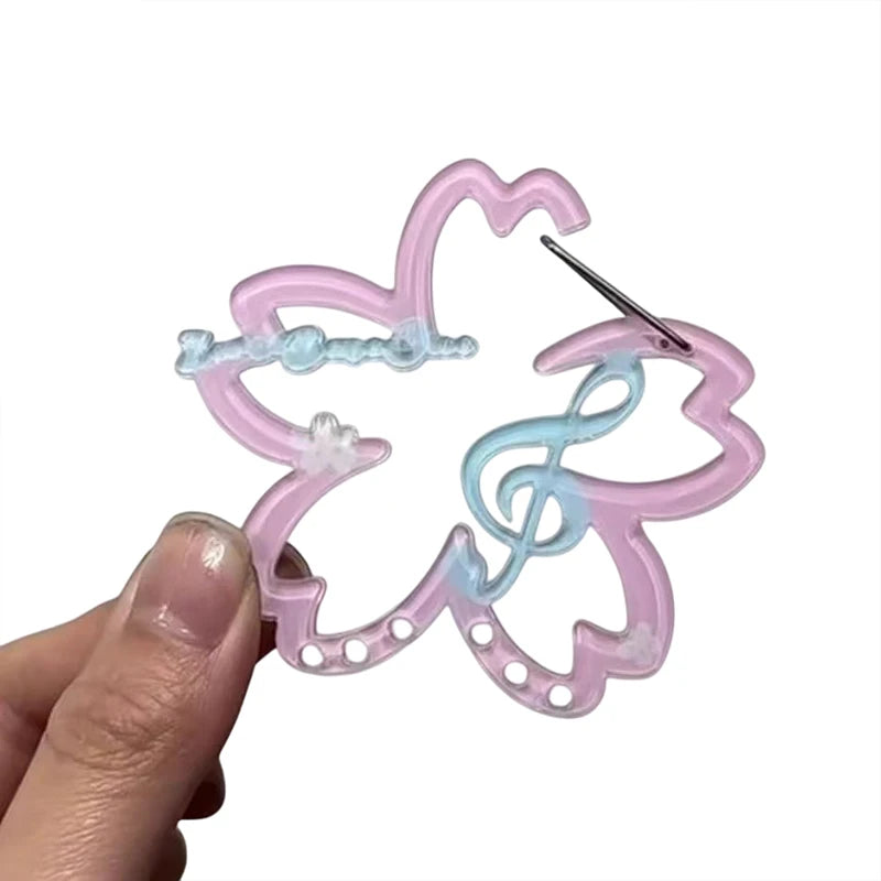 Fashionable Korean Bag Charm with Carabiner Clip; Hand Tent Decoration Accessory for backpacks