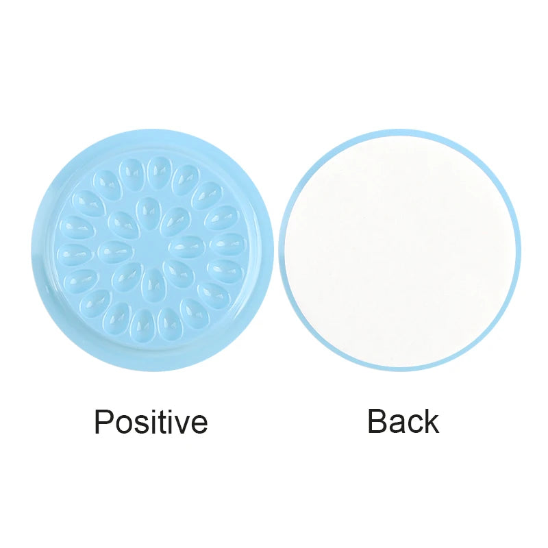 100pc Eyelash Glue Holder Tray Pad Lash Extension Adhesive Stand Base Gasket Tattoo Pigment Pallet Eyelashes Lifting Makeup Tool