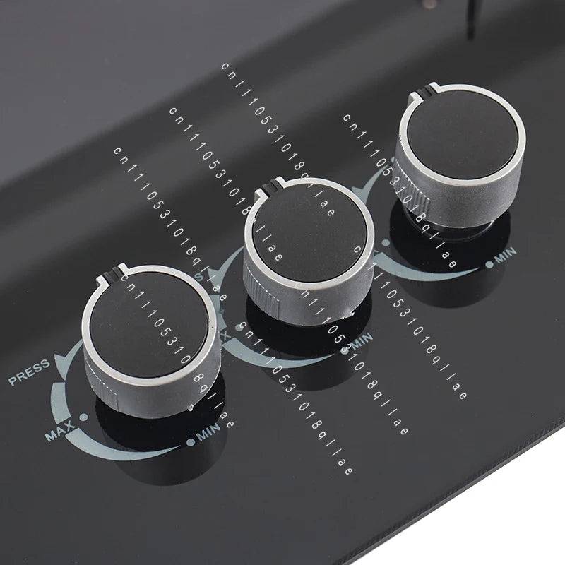 Kitchen Appliances Built-in Stove Tempered Glass Table 3 Gas Stove