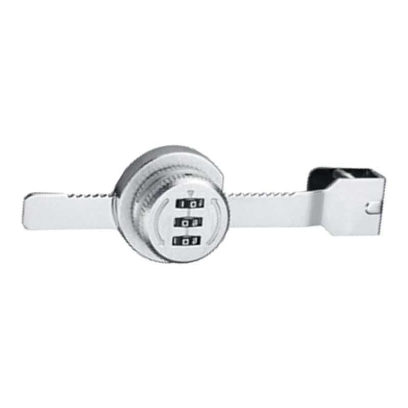 F92C 3Digit Combination Lock Mechanical Password Lock Sliding Glass Door Lock