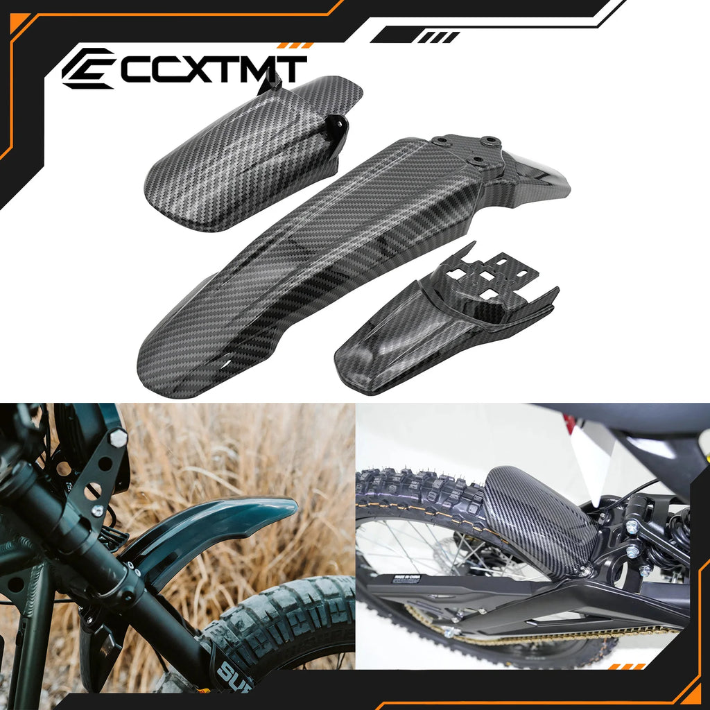 Motorcycle Front Rear Wheel Mudguards Fender For Segway X260 X160 For Surron Light Bee X & Light Bee S Electric Bike Refit Parts