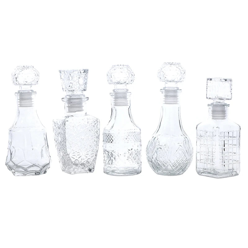 1Pc 100/150ml Transparent Glass Cup Whiskey Decanter Party Barware Whiskey Glass Bottle For Liquor  Bourbon Barware