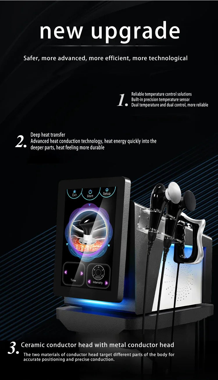 448k Portable Tecar Cet Ret Pain Relief INDIBA Physiotherapy Equipment Diathermy Slimming Machine Body Massage