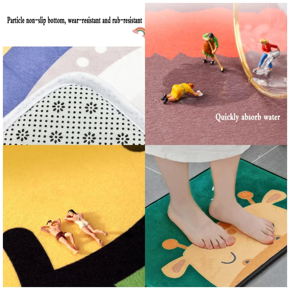 Cute Dog S-Snoopy Kitchen Mat Cheaper Anti-slip Modern Living Room Balcony Printed Modern Home Decor