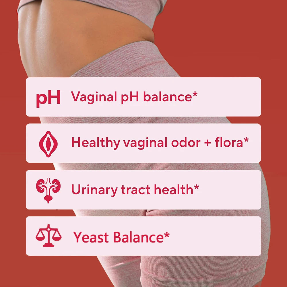 Women's Vaginal Probiotic Vitamin Capsules, Support Urinary Tract and Vaginal Health, Lactobaccilus & V-Positiv Probiotic Blend