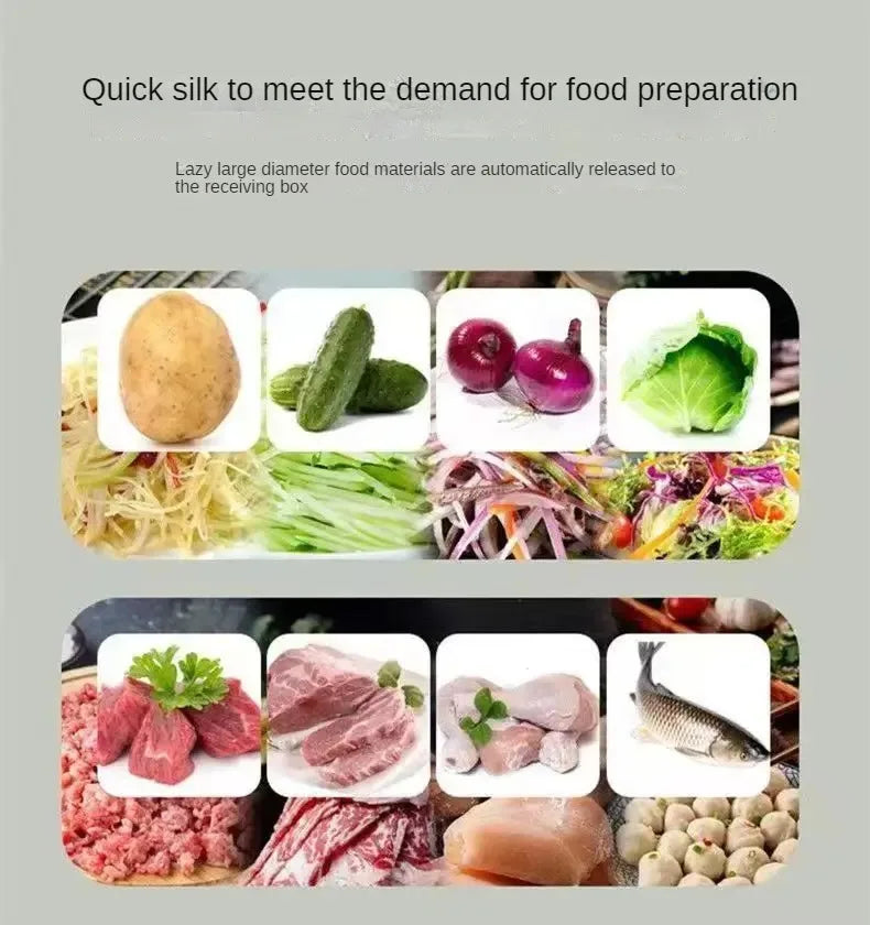Commercial Vegetable Cutting Machine Automatic Vegetable Carrot Potato Chopper Slice Shred And Diced Quickly Cut Vegetables