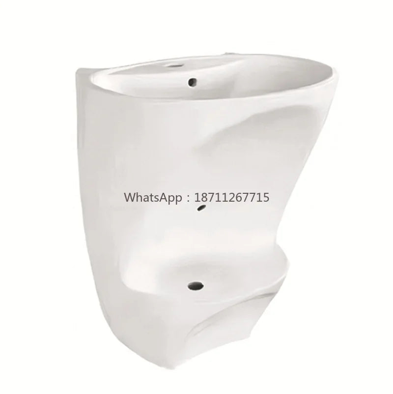 Integrated hand and foot washing basin - ceramic washbasin Интегрированная раковина для мытья рук и ног — керамическая раковина