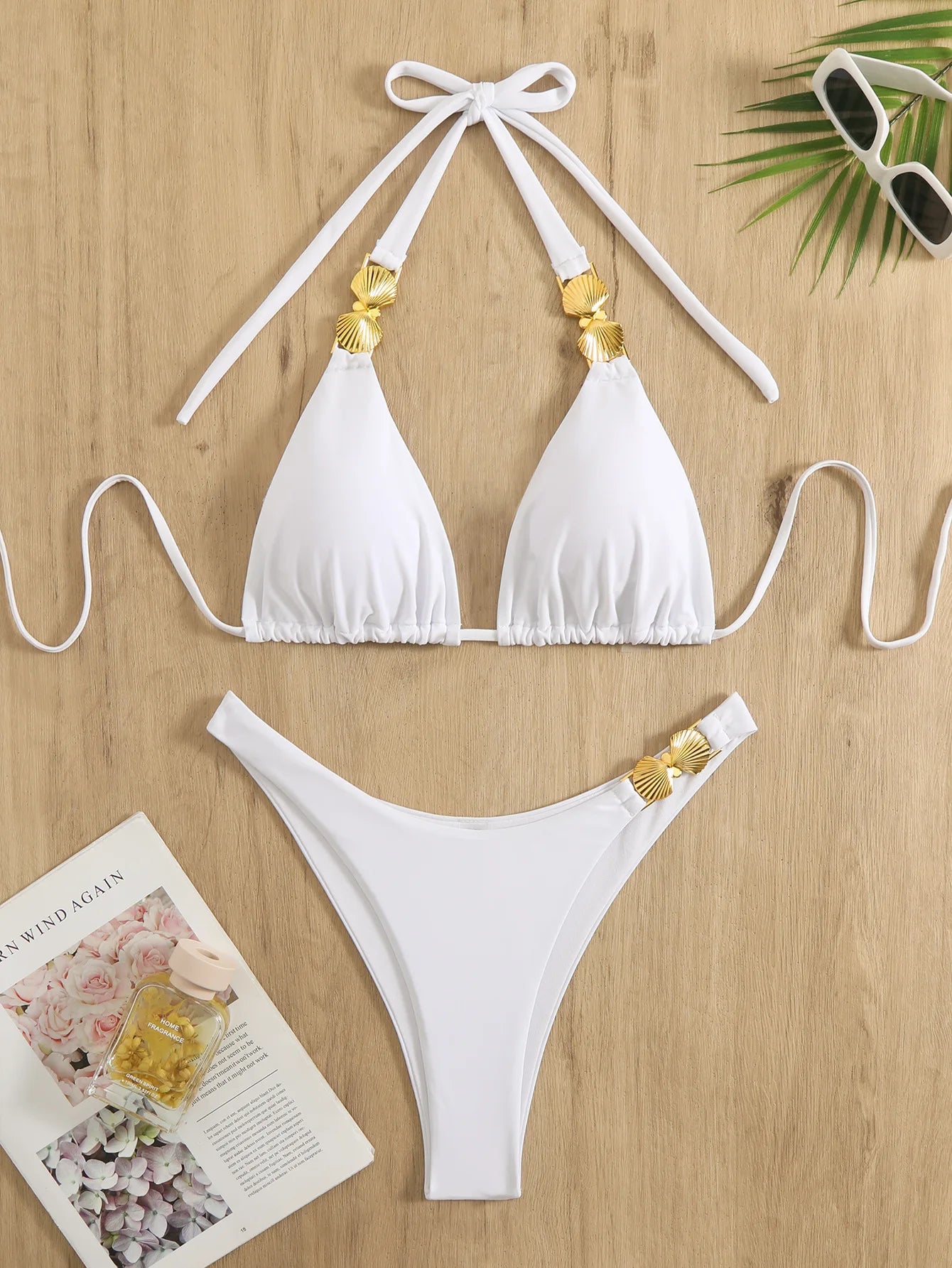 Fashion Sexy Bikini Women Two Piece Swimsuit Summer Beachwear Feminine Bikinis Set Swimwear Female Halter Trikini Dropshipping