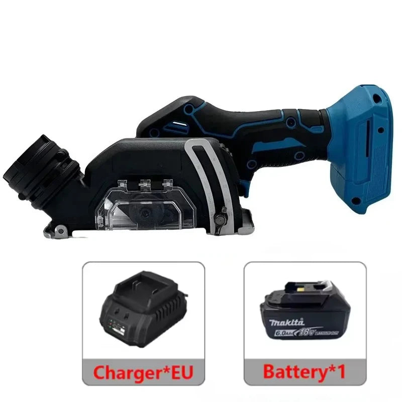 Makita Cordless Power Tool Set: Cordless Rotary Hammer, Rivet Gun, 12V Mini Angle Grinder, Cordless Saw, Air Inflator