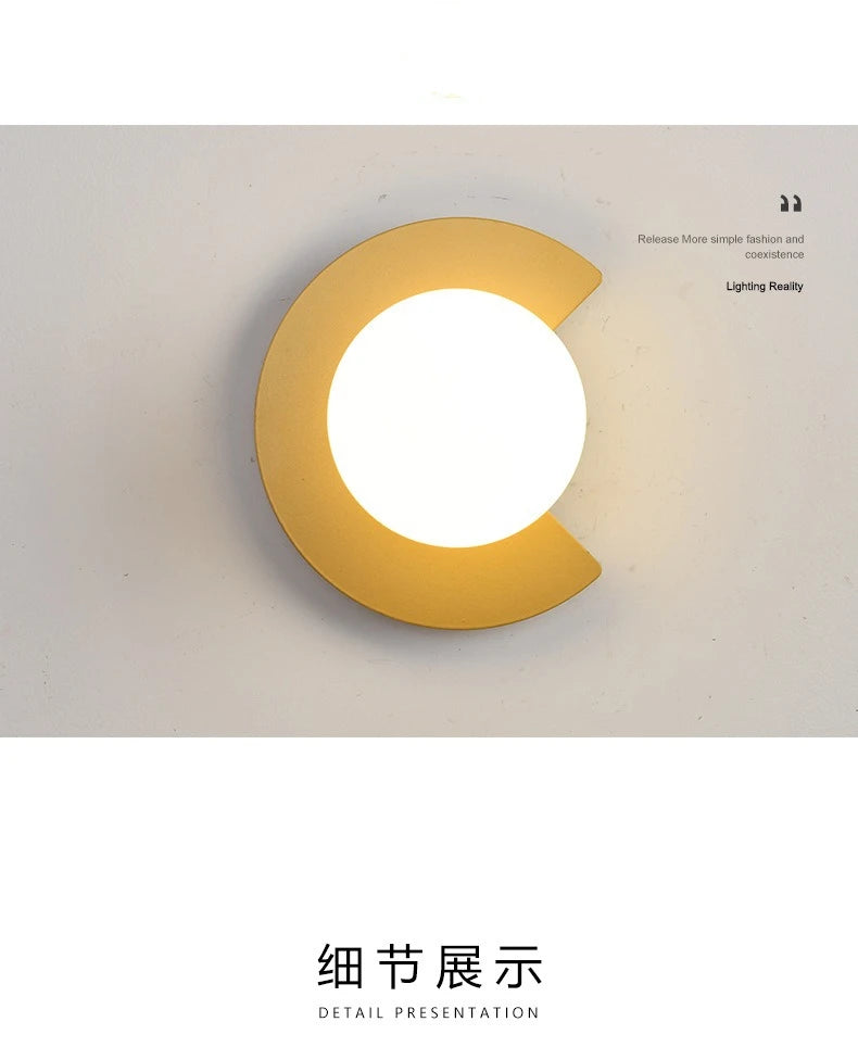Bedside Wall Lamp for Bedroom Stairs Indoor LED Wall light Wall Sconce Home with G9 Light Bulb Living Room Gold Black Lighting