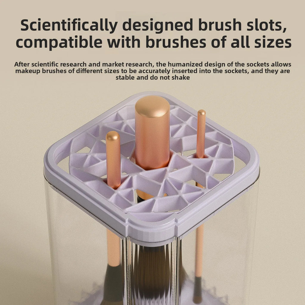 Portable Automatic Makeup Brush Cleaner Household Deep Puff Cleaning Machine Quick Cleaning of Various Beauty Tools