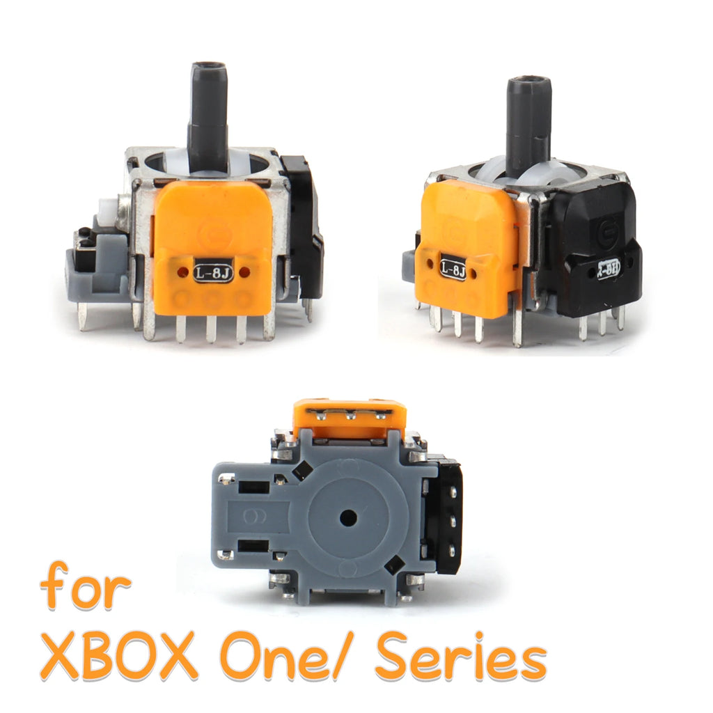 2pcs Replacement Hall Effect Joystick 3D Analog Sensor ThumbStick for PS5/PS4/Xbox One/Series Controller Repair Parts Accessory