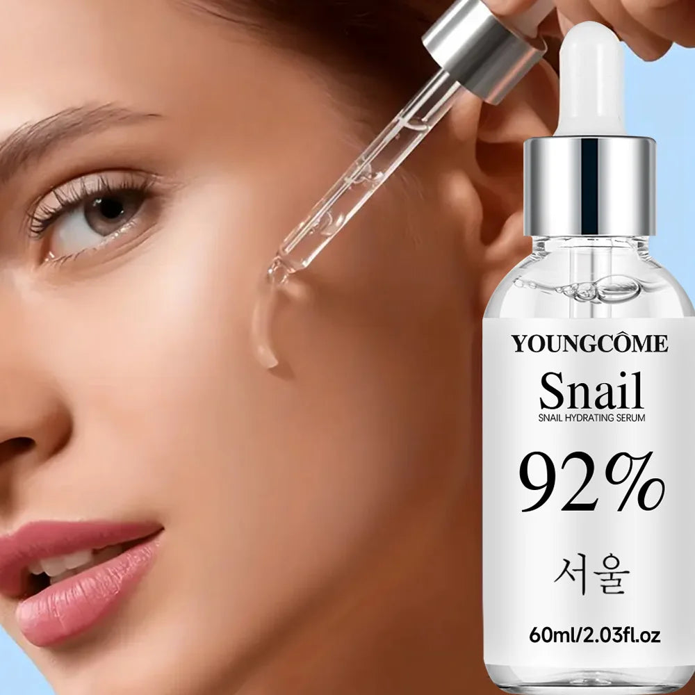 Snail Essence Fade Fine Lines Repair Skin Barrier Moisturizing Refines Pores Nourishes Anti Brighten Facial Essence