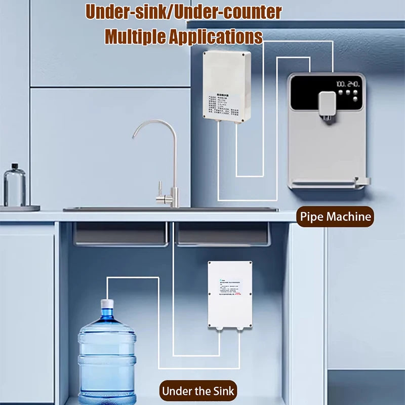 12V Caravan Electric Kitchen Water Pump Faucet Automatic Water Suction Pump 2L/3.5L Min Faucet Automatic Suction Pump For Galley